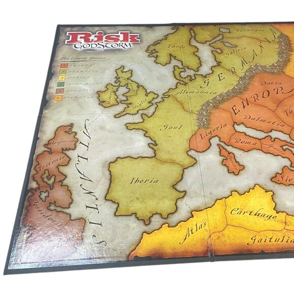 RISK GODSTORM Skill Board Game 2004 Hasbro Avalon Hill 105%COMPLETE! +17 TOKENS - Picture 14 of 15